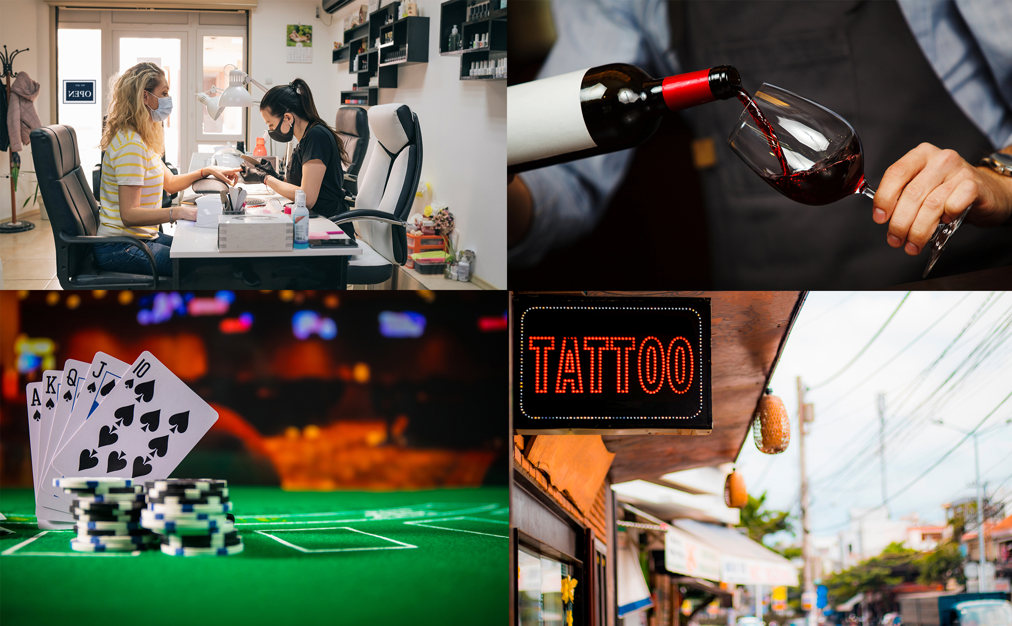 La County Announces Nail Salons Spas Tattoo Shops Casinos Bars And Wineries Reopening With Safeguards