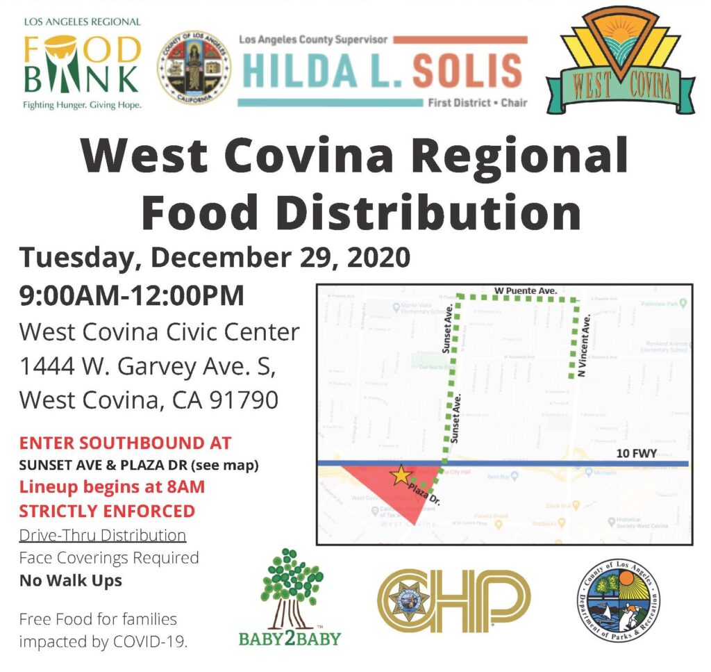 West Covina Regional Food Distribution